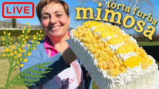 TORTA FURBA MIMOSA  Ricetta in Diretta [upl. by Niryt774]