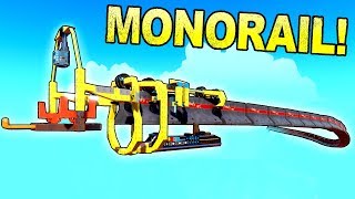 This Monorail Actually Builds Its Own Rail BEST CREATIONS  Trailmakers Gameplay [upl. by Seuqram]