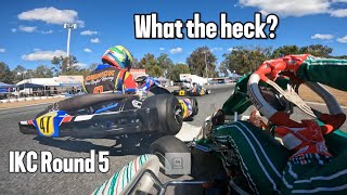 OUR STRONG START GETS RUINED  IKC Round 5 karting racing gopro [upl. by Gisella]