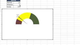 Excel  Wykres prędkościomierza  porada 88 [upl. by Xer]