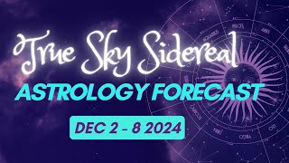 True Sky Sidereal Astrological Weather Forecast Dec 2  8 2024 [upl. by Alleuqcaj]