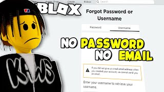 How To Reset Your Roblox Password Without Email WORKING  Forgot Password Without Email in Roblox [upl. by Clio]