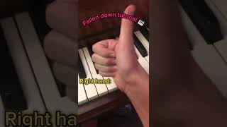 Fallen down piano tutorial 🎹 undertale pianotutorial undertalepiano [upl. by Marys]