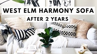 Review Of The West Elm Harmony Sofa After 2 Years [upl. by Aihseket]