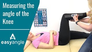 EasyAngle  Measuring Knee Flexion [upl. by Gonzales]