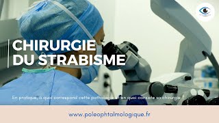 Chirurgie du strabisme Pole Ophtalmologique [upl. by Annil704]