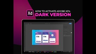 How to Turn on Dark Mode of Adobe XD [upl. by Prudence989]