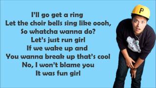 Bruno Mars  Marry You Lyrics Video [upl. by Aicelef]