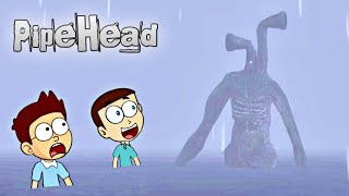 SirenHead ka Bhai  PipeHead Horror Zone  Shiva and Kanzo Gameplay [upl. by Leunam]