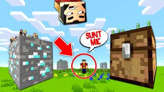 SUNTEM MICI in MINECRAFT HAHA [upl. by Lenox413]