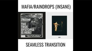 MAFIARaindrops Insane SEAMLESS TRANSITION  Travis Scott x Metro Boomin [upl. by Setsero202]