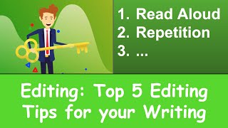 Top 5 Tips for Editing Writing [upl. by Ahsinotna19]