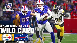 Pittsburgh Steelers vs Buffalo Bills Game Highlights  NFL 2023 Super Wild Card Weekend [upl. by Narud]