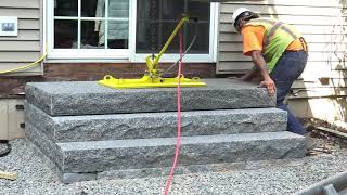 The Most Economical Way to Install Granite Steps [upl. by Sugar]