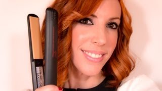 PEINADO COMO ONDULAR O RIZAR EL PELO CON LA PLANCHA FÁCIL  Ghd Wavy Easy Hair Tutorial [upl. by Eninej]