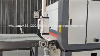 Aerogel insulation sheet thickness calibratingdouble sides aerogel cleaning and polishing machine [upl. by Leduar]