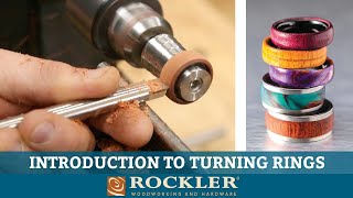 Introduction to Turning Rings  Woodturning Project [upl. by Eachelle]