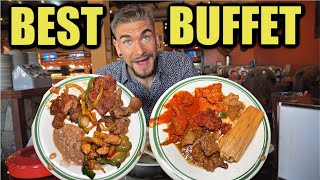 quotBESTquot MEXICAN BUFFET IN AMERICA PRO EATER VISITS All You Can Eat Mexican Food [upl. by Den]