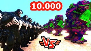 10000 VENOM VS 10000 HULKBUSTER 😱  Süper Kahramanlar [upl. by Seugirdor]