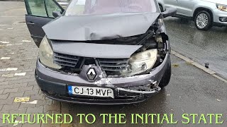 Renault Scenic 2 Gran Scenic Returned to the initial state in 4 hours of work after the accident [upl. by Alia256]