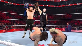 Kevin Owens amp Sami Zayn Wins Undisputed WWE Universal Titles Roman Lose WWE Raw 2023 Highlights [upl. by Noda]