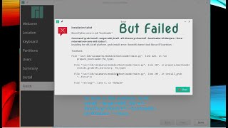 Manjaro Linux installation problem grubinstall –targetx8664—efidirectorybootefi –bootloaderid [upl. by Ignacio403]