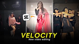 Instagram trending VELOCITY reels editing tutorial  Capcut video editing [upl. by Trautman]