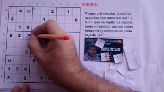 1 Cómo resolver un SUDOKU NIVEL MUY FÁCIL [upl. by Bagger401]