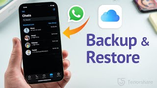 How to Backup amp Restore WhatsApp Messages on iPhone 3 Ways [upl. by Schiro]