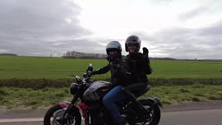 DUO EN TRIUMPH TRIDENT 660 A2 2021  PASSION RIDES [upl. by Htabazile897]