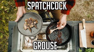 Easy  Delicious Spatchcock Grouse Recipe [upl. by Nythsa]