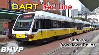 Dallas Area Rapid Transit The Red Line Plano to Downtown Dallas [upl. by Onitnevuj]