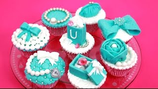 TIFFANY Cupcakes Cake Toppers How To Make by Cakes StepbyStep [upl. by Carolyn]