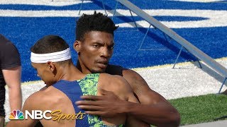 Upset in mens 400m at USATF Outdoor Championships  NBC Sports [upl. by Areema]