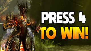 WARFRAME PRESS 4 TO WIN  NUKE EMBER BUILD [upl. by Irihs]