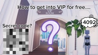 🚨How to •Glitch• into VIP for free🩷 [upl. by Annayhs]