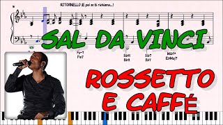 ROSSETTO E CAFFÉ  SAL DA VINCI  ACCOMPAGNAMENTO PIANISTICO [upl. by Leeban767]