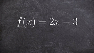 How to determine the domain of a linear function [upl. by Felice296]