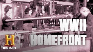 The US Homefront During WWII  History [upl. by Bevvy5]