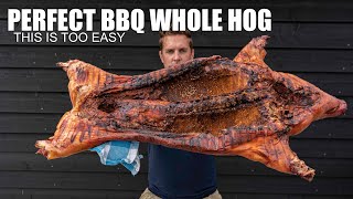 I Smoked a Whole Pig in my BBQ  Too Easy [upl. by Innej]