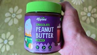 Alpino Chocolate Crunchy Peanut Butter  Alpino Peanut Butter  Unboxing [upl. by Grange327]