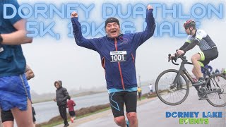 Dorney Lake Duathlon 5k 10k amp Half Marathon  January 2023 [upl. by Kenward]