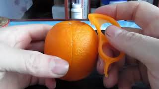 4Pcs Orange Peeler  Simple and Practical Way to Peel Oranges [upl. by Joleen]