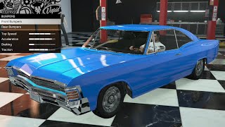 GTA 5  Past DLC Vehicle Customization  Declasse Impaler Chevy Impala [upl. by Akired]