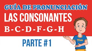 ✏ Lección 5  Guía de pronunciación de las consonantes Parte 1 [upl. by Bartram]