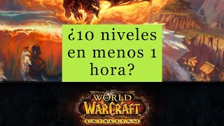 Wow Cataclysm  Guía para subir rápido de Nivel 1020 Wow Warsages en Español 2020 [upl. by Aicelav]