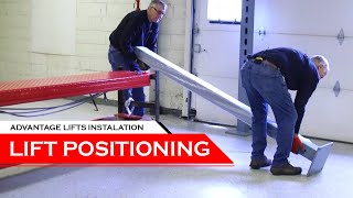 4 ADVANTAGE LIFTS INSTALLATION LEGACY  LIFT POSITIONING [upl. by Foah]