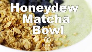 Honeydew Melon and Matcha Smoothie Bowl Recipe [upl. by Fiedler918]