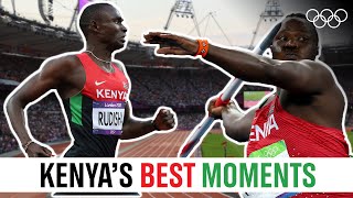 Kenyas 🇰🇪BEST moments at the Olympics [upl. by Norm]