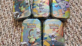 Evolving Skies and Brilliant Stars C22 Mini Tins  Pokemon Cards Opening [upl. by Attenol168]